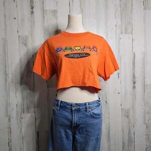 Vintage Kansas City Volkswagen Beetle Stay Cool Cropped T-Shirt